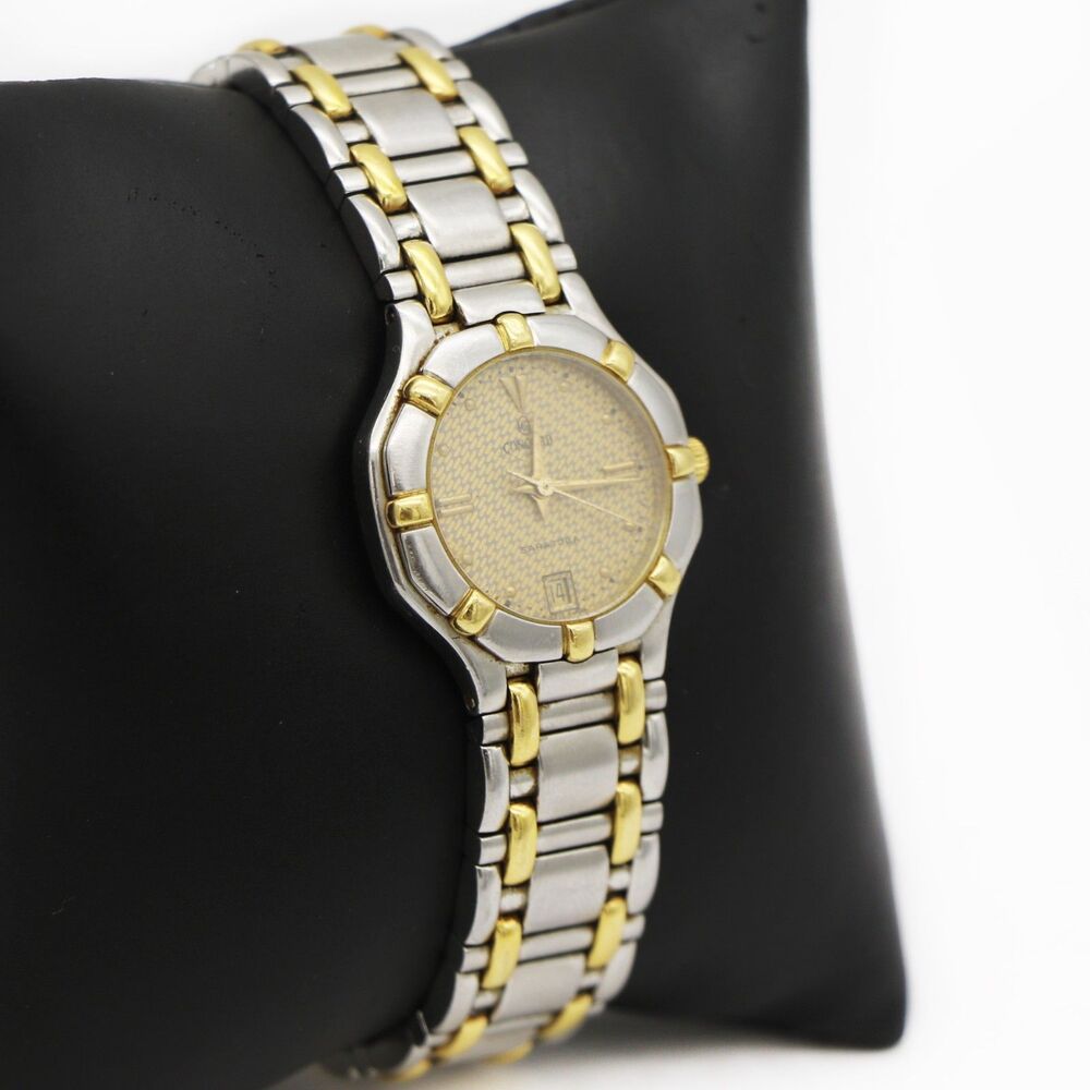 Concord Saratoga Two-tone Stainless steel Date watch